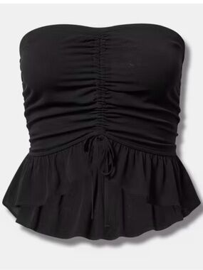 Cinched Tube Crop Top